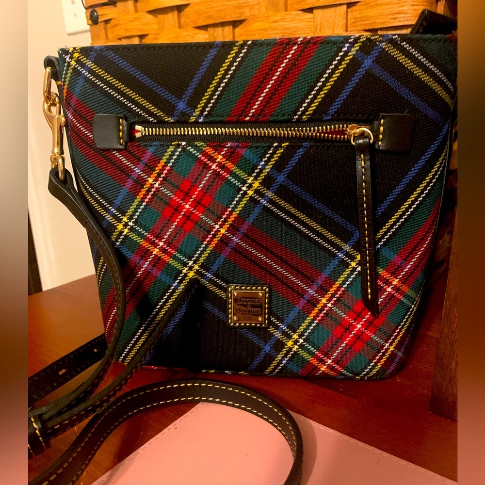Dooney & Bourke Black Tartan Crossbody
